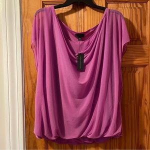 Worthington Sheer Top Layer Blouse, NWT